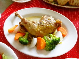 クリスマスにどうぞ♪ホロホロ鳥のブレゼ