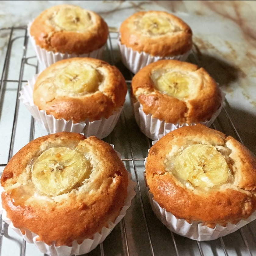 バナナとブルーベリーのマフィン レシピ