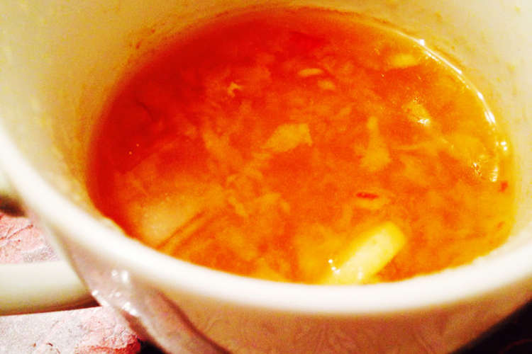 喉に効く 食べるホットドリンク レシピ 作り方 By Apfel クックパッド 簡単おいしいみんなのレシピが355万品