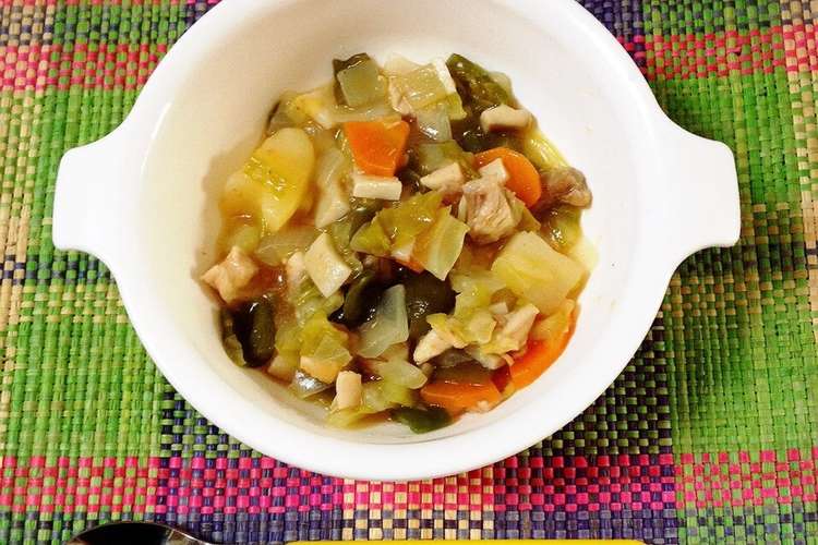 離乳食完了期 鶏肉と野菜のケチャップ煮 レシピ 作り方 By ゆかっち クックパッド 簡単おいしいみんなのレシピが376万品