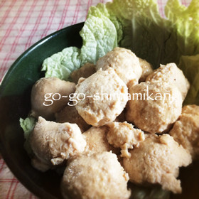 鍋に便利なふわふわ鶏団子