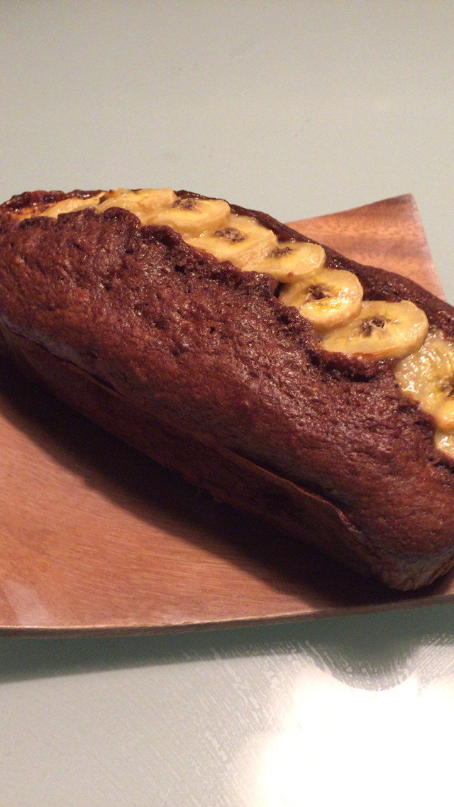簡単♡HMでチョコバナナパウンドケーキの画像