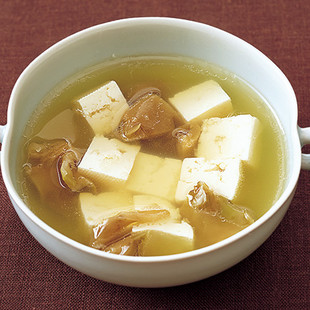 豆腐とザーサイの中華スープ