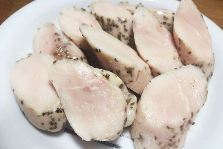 驚きの柔らかさ 鶏ささ身で鶏ハム風 レシピ 作り方 By おみつさん２ クックパッド 簡単おいしいみんなのレシピが352万品
