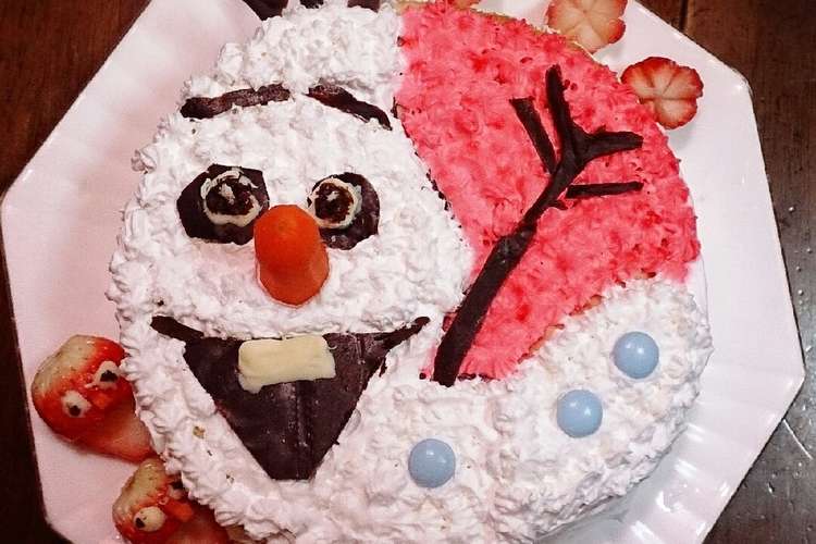 簡単 オラフのケーキ レシピ 作り方 By Haru クックパッド 簡単おいしいみんなのレシピが378万品