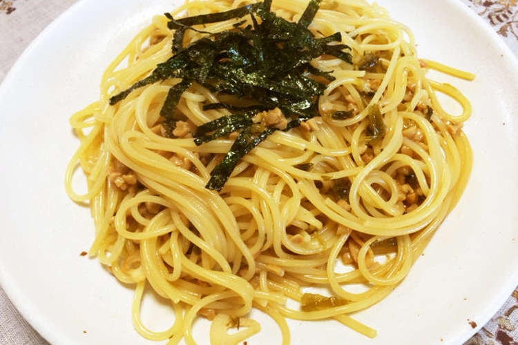 最高の組み合わせ 納豆と高菜のパスタ レシピ 作り方 By ももたる クックパッド 簡単おいしいみんなのレシピが350万品