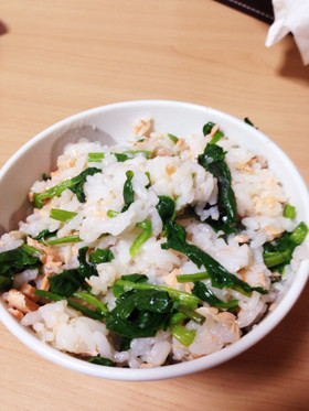 鮭とせりのまぜご飯