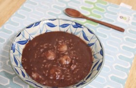 冬至に食べる韓国式お汁粉パッチュッ!