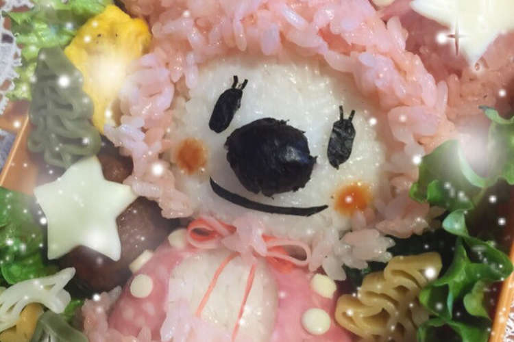 冬のミニーちゃん キャラ弁 レシピ 作り方 By Az37 クックパッド 簡単おいしいみんなのレシピが357万品