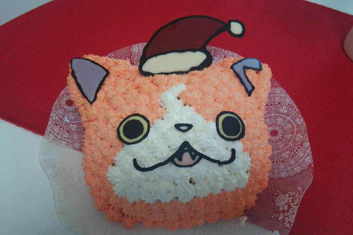 ジバニャンのサンタケーキ レシピ 作り方 By うぃ クックパッド 簡単おいしいみんなのレシピが379万品