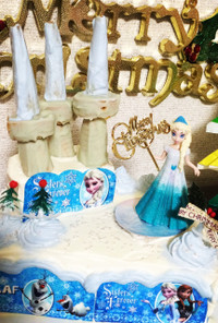アナと雪の女王 お城のケーキ