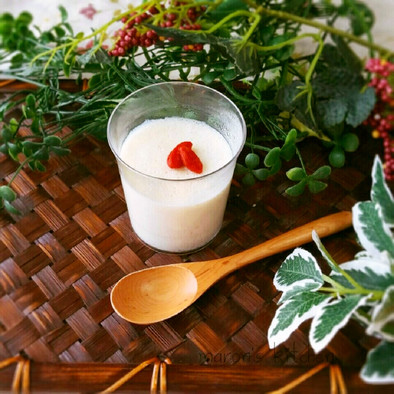 美レシピ♡牛乳と豆腐でヘルシー杏仁豆腐の写真