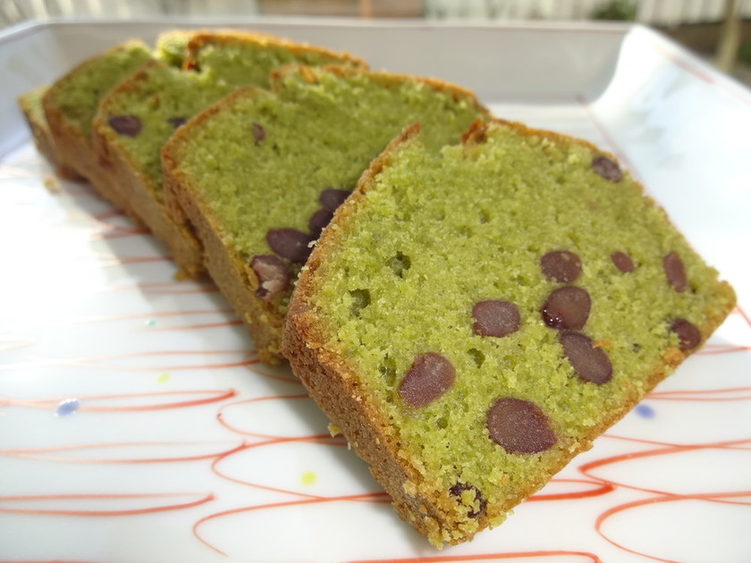 あずき入り抹茶パウンドケーキ by あんちゃみん 【クックパッド】 簡単おいしいみんなのレシピが357万品