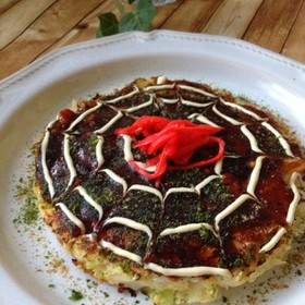 ヘルシー粉なし!おからと山芋のお好み焼き