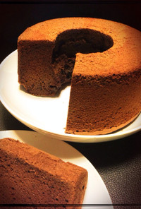 濃厚♡チョコレートシフォンケーキ