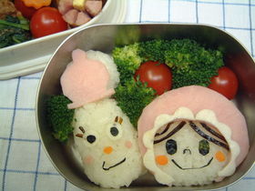 あかちゃんまんとみるくぼうやのお弁当☆