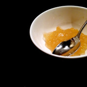 3つの材料で甘くて美味しい林檎ジャムの写真