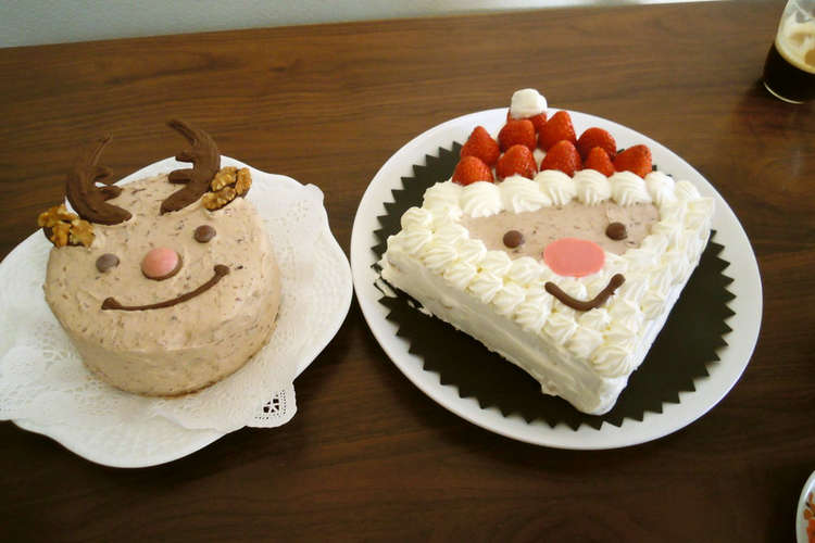 トナカイさんケーキ レシピ 作り方 By Risa松 クックパッド 簡単おいしいみんなのレシピが350万品