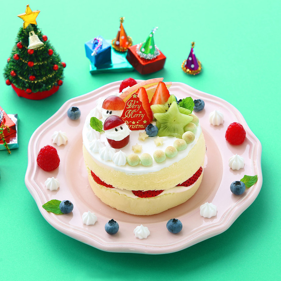 離乳食　クリスマス ケーキの画像