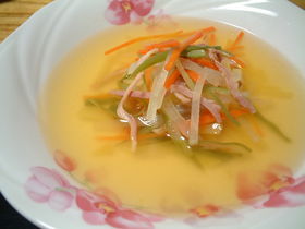 オサレに見える?!簡単野菜スープ
