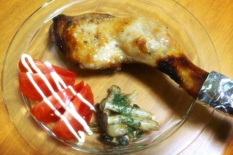 オーブンで骨付きもも肉のローストチキン レシピ 作り方 By なおくんbrt クックパッド 簡単おいしいみんなのレシピが350万品