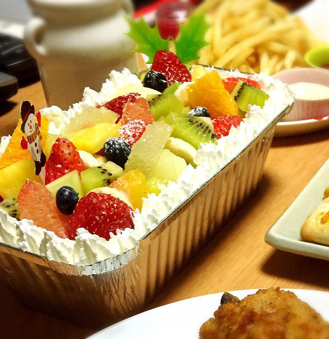 簡単なアップルフルーツケーキのレシピ