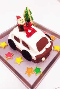 誕生日やクリスマスに☆パトカーケーキ