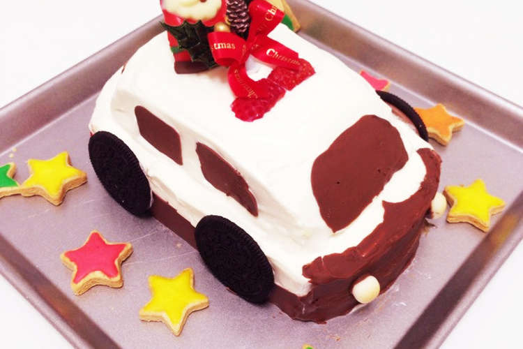 誕生日やクリスマスに パトカーケーキ レシピ 作り方 By ぶーちゃん ママ クックパッド