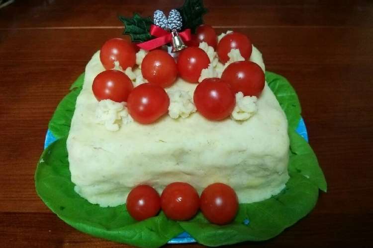 マッシュで甘くないクリスマスケーキ レシピ 作り方 By はなちゃん1019 クックパッド