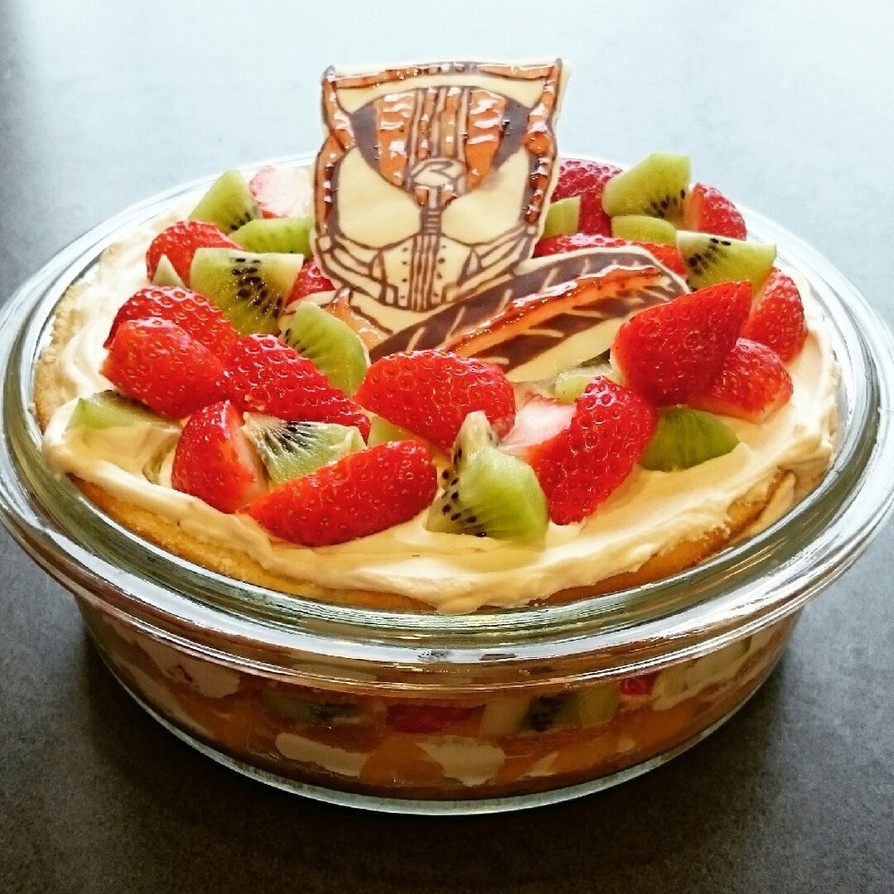 仮面ライダードライブ☆スコップケーキの画像
