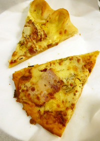 フライパンで簡単！冷めたピザの温め方