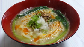 【簡単】インスタント冷やし中華で坦々麺