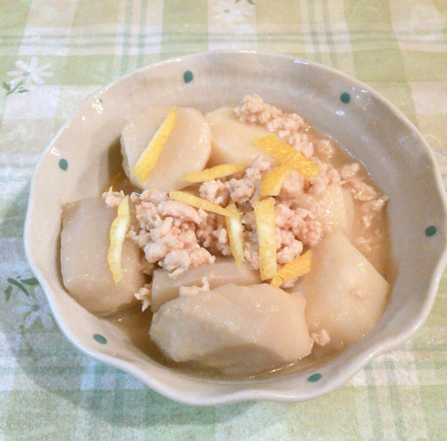 里芋とひき肉の柚子胡椒味噌煮の画像