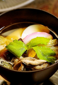 広島のお正月　牡蠣（かき）雑煮