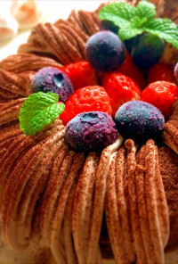 エンゼル型チョコレートケーキ