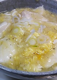 ◇簡単◇ごま油風お豆腐の卵とじスープ