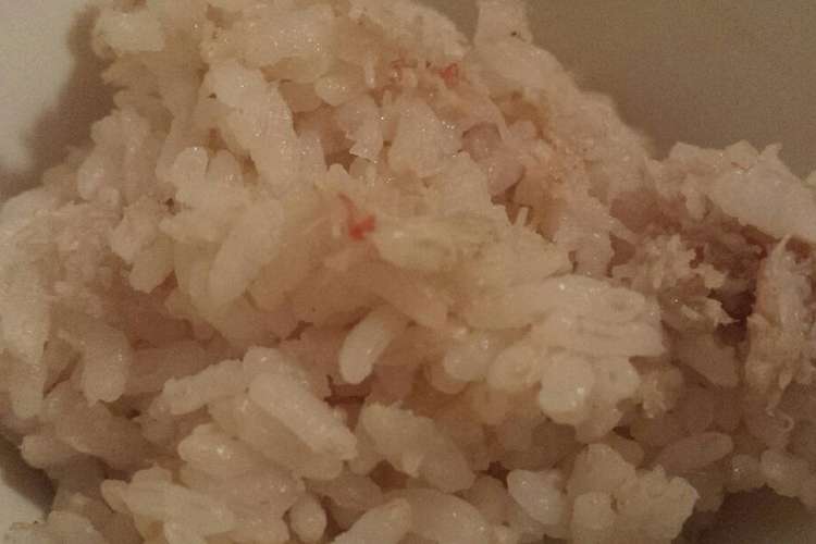 簡単 蟹と昆布茶の炊き込みご飯 レシピ 作り方 By Rosenkranz クックパッド