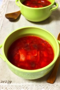 簡単！ボルシチ♪真っ赤な野菜スープ