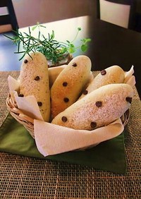 チョコミントのミニスティックパン☆