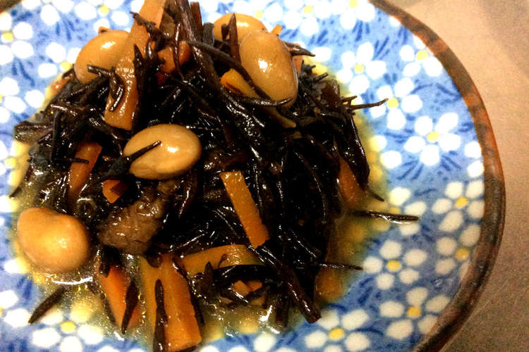 簡単 覚えやすい ひじきの煮物 レシピ 作り方 By 亜紀の料理 クックパッド 簡単おいしいみんなのレシピが365万品