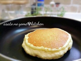 お豆腐マジック!分厚いホットケーキ♡