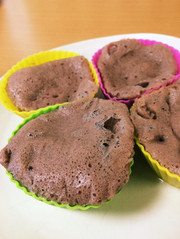 リメイク☆黒豆の蒸しパン。の写真