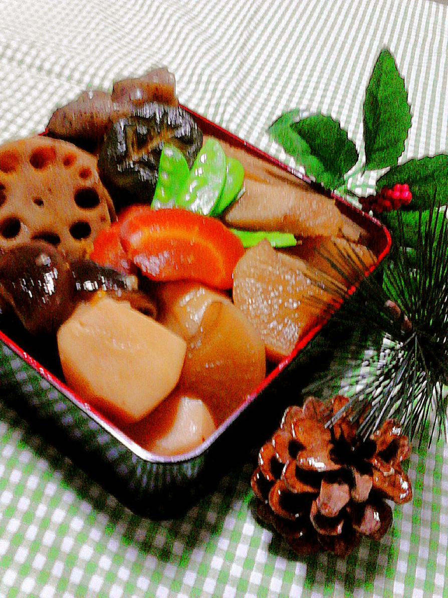 正月は、やっぱり根菜の煮物☆(薄味)♪の画像