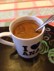 ホットミルクシナモンコーヒーの写真