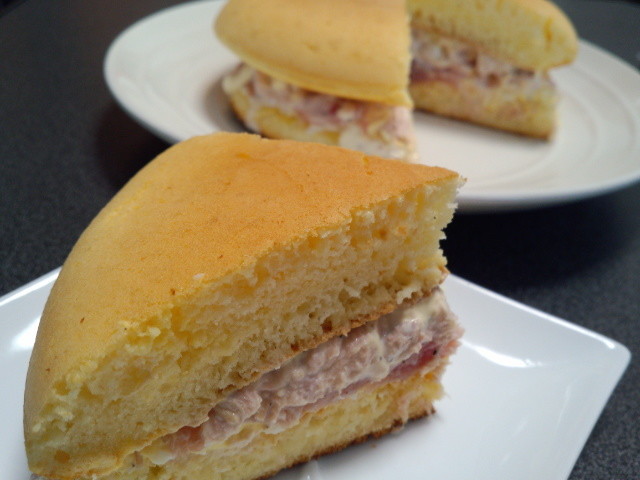 ＊*・ホットケーキでサンドイッチ・*＊の画像