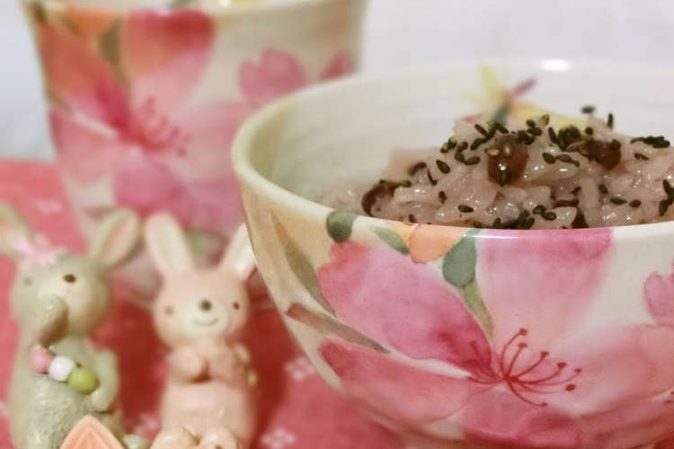 小豆缶で簡単 お赤飯作ろ 炊飯器 レシピ 作り方 By ももいろさくら クックパッド 簡単おいしいみんなのレシピが352万品