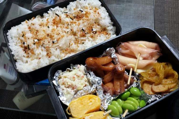 コンビニ材料で作る簡単手作り お弁当 レシピ 作り方 By しぃたろん クックパッド