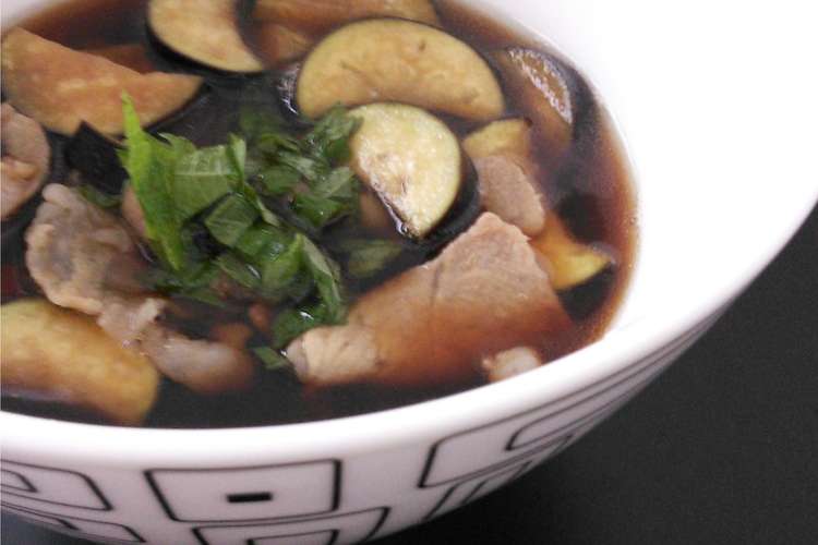 茄子 豚肉つけ汁 うどんでも蕎麦でも レシピ 作り方 By ちーずｻﾝ クックパッド 簡単おいしいみんなのレシピが352万品