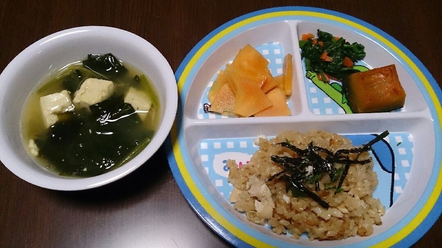和食で１歳の誕生日お祝い膳！の画像
