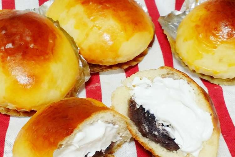 トロける口どけ 薄皮生クリームあんパン レシピ 作り方 By ぽてまる太郎 クックパッド 簡単おいしいみんなのレシピが360万品